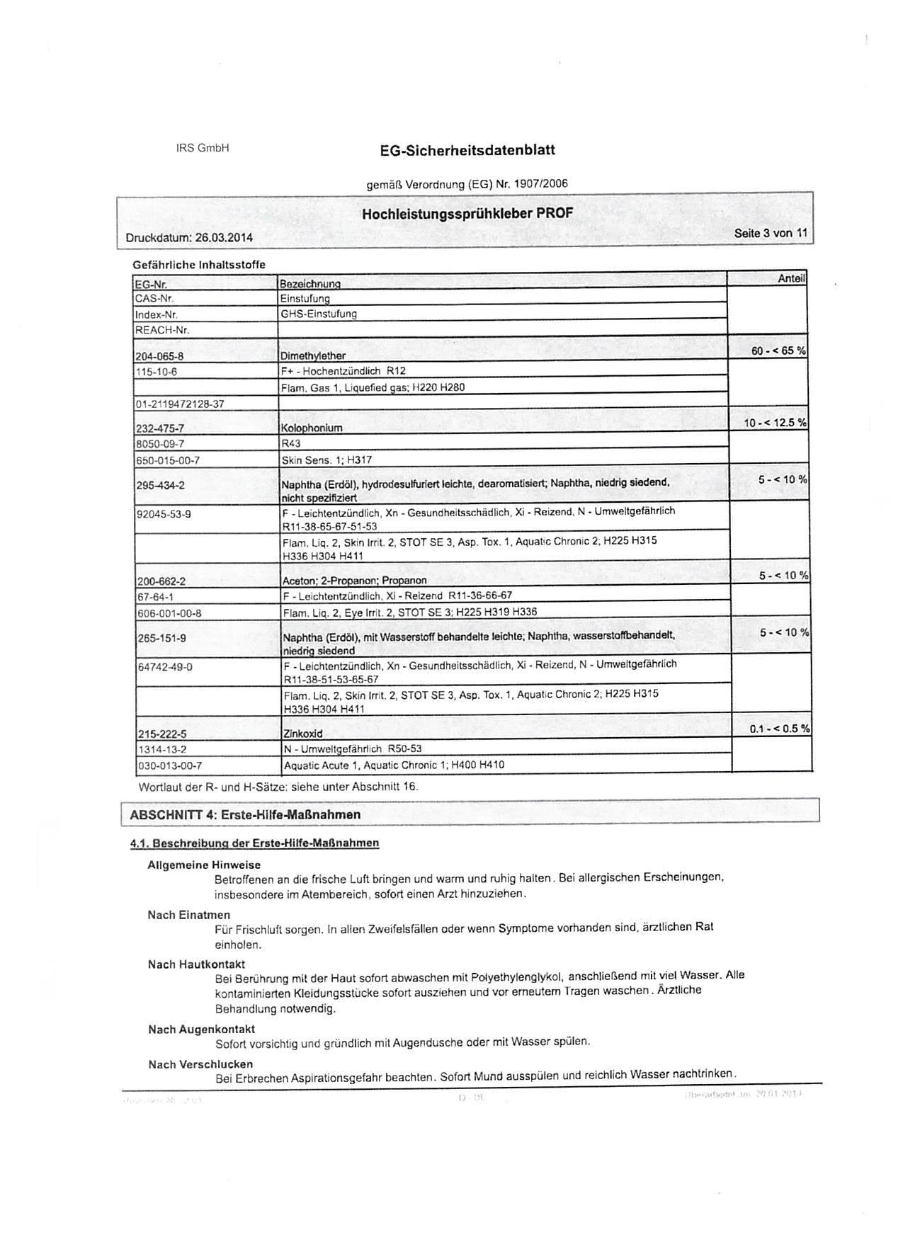 Sprühkleber "HLSK 500"