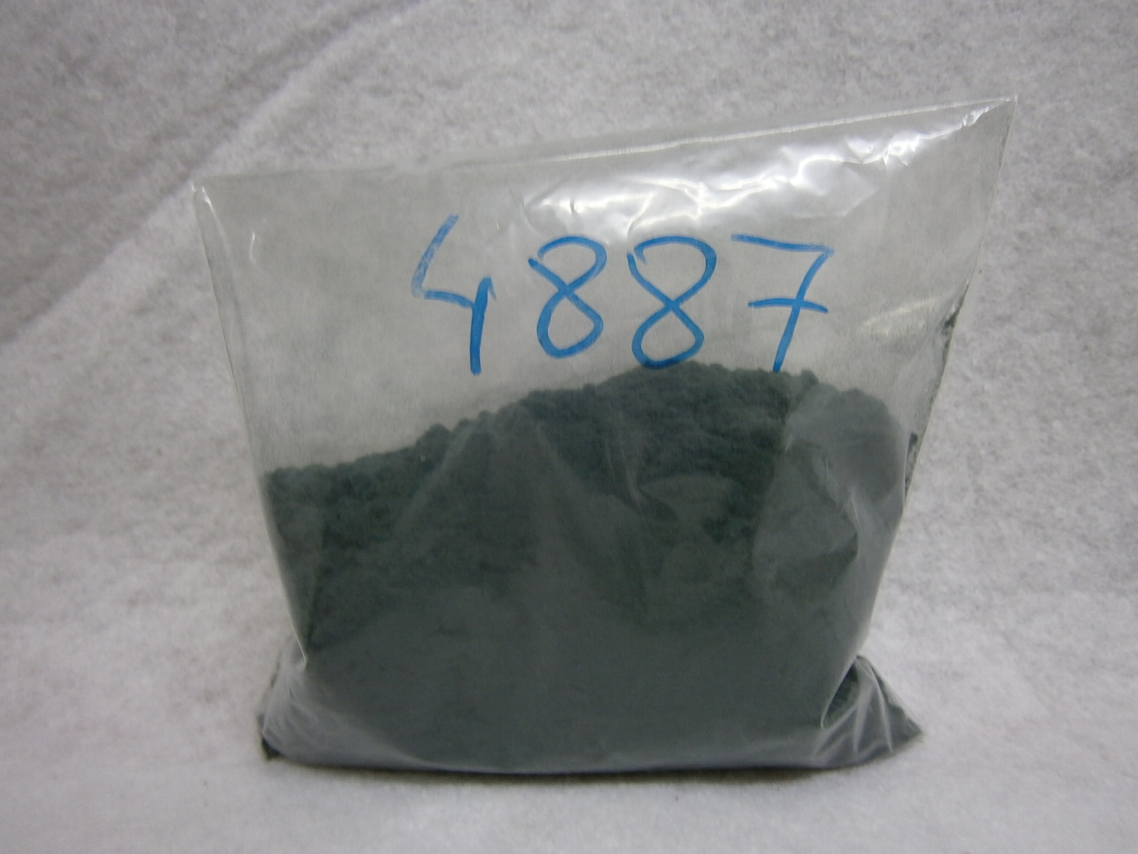 Velour Flocken Grün 4887