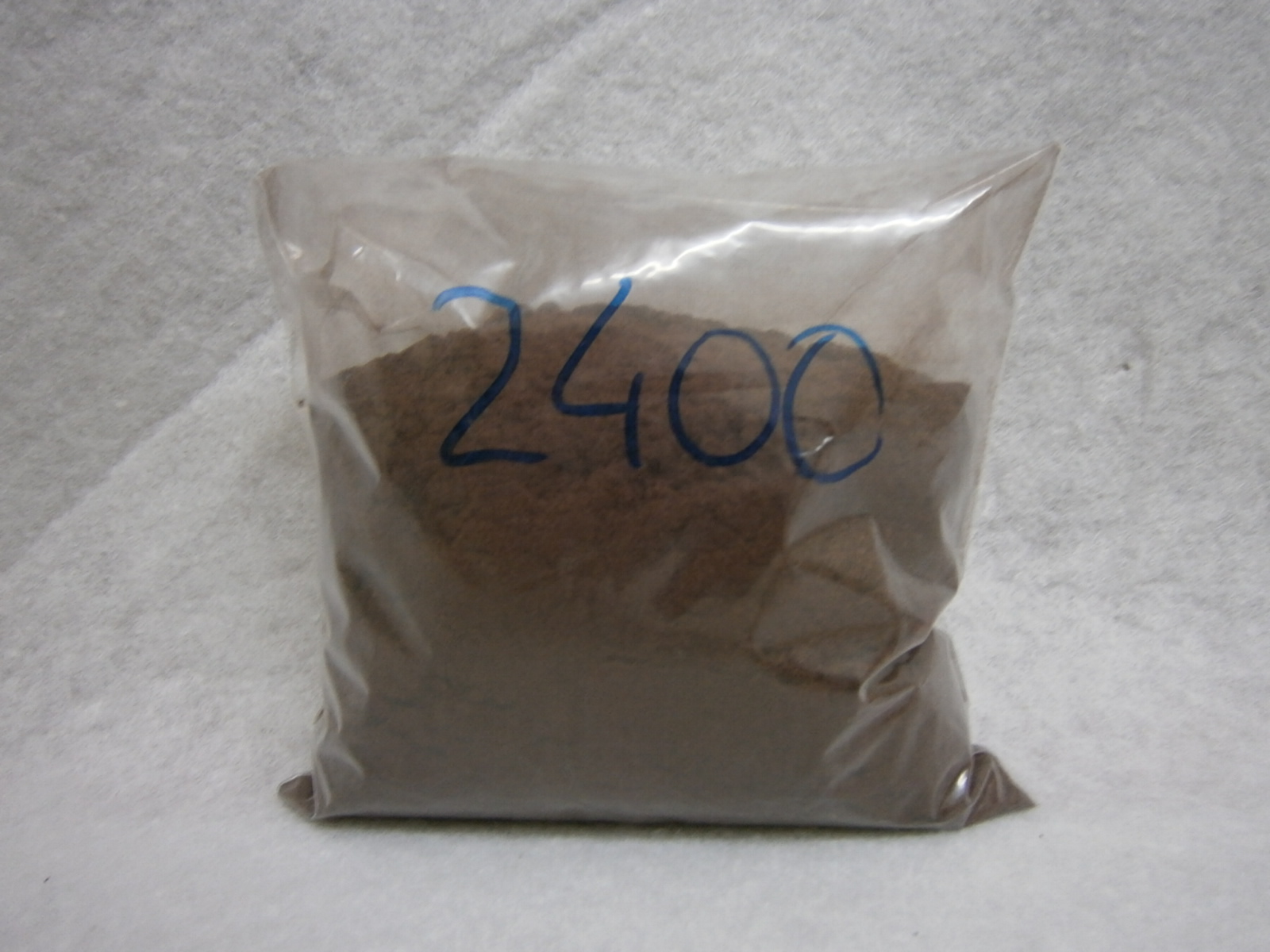 Velour Flocken Dunkel Braun 2400
