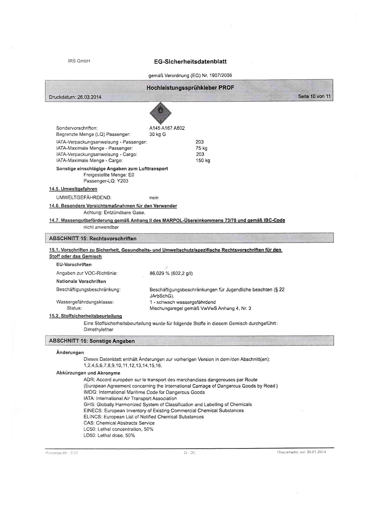 Sprühkleber "HLSK 500"